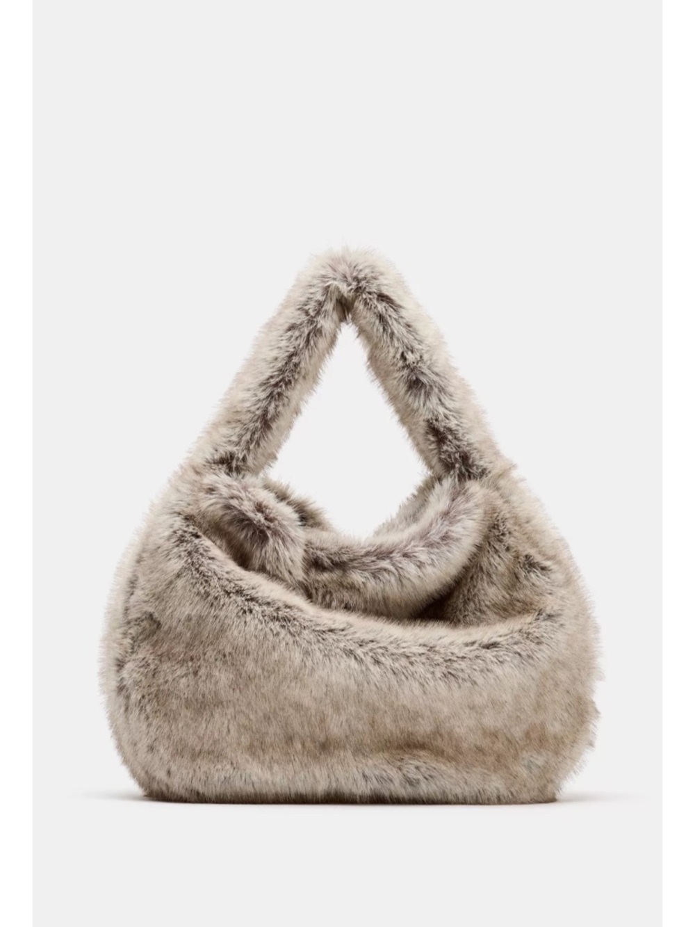 Maxi Faux Fur Bucket Bag